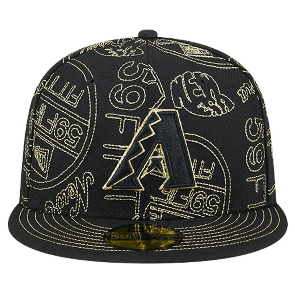 MLB Arizona Diamondbacks New Era 59FIFTY Day Allover Fitted Hat