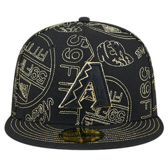 MLB Arizona Diamondbacks New Era 59FIFTY Day Allover Fitted Hat