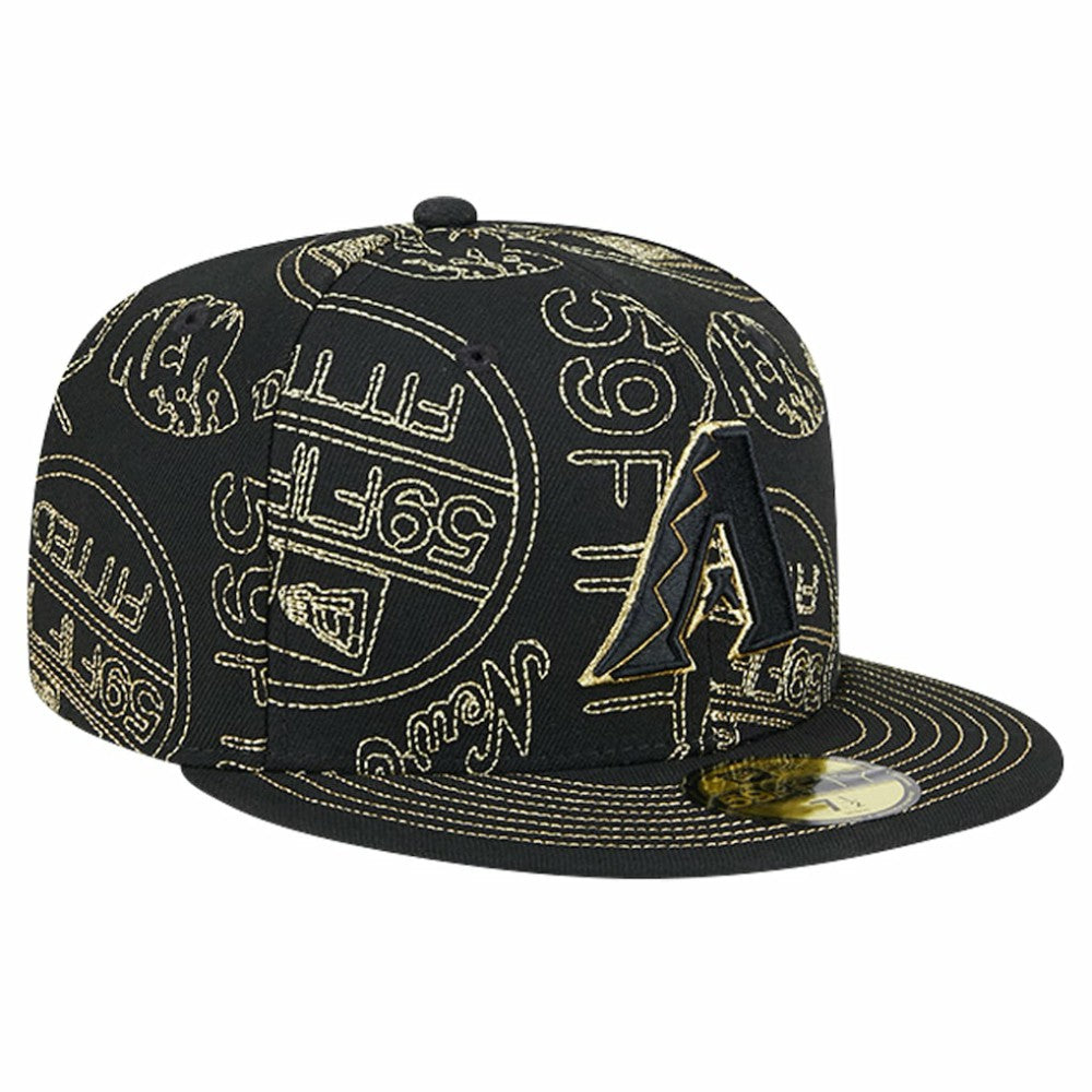 MLB Arizona Diamondbacks New Era 59FIFTY Day Allover Fitted Hat