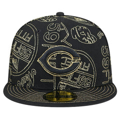 MLB Cincinnati Reds New Era 59FIFTY Day Allover Fitted Hat