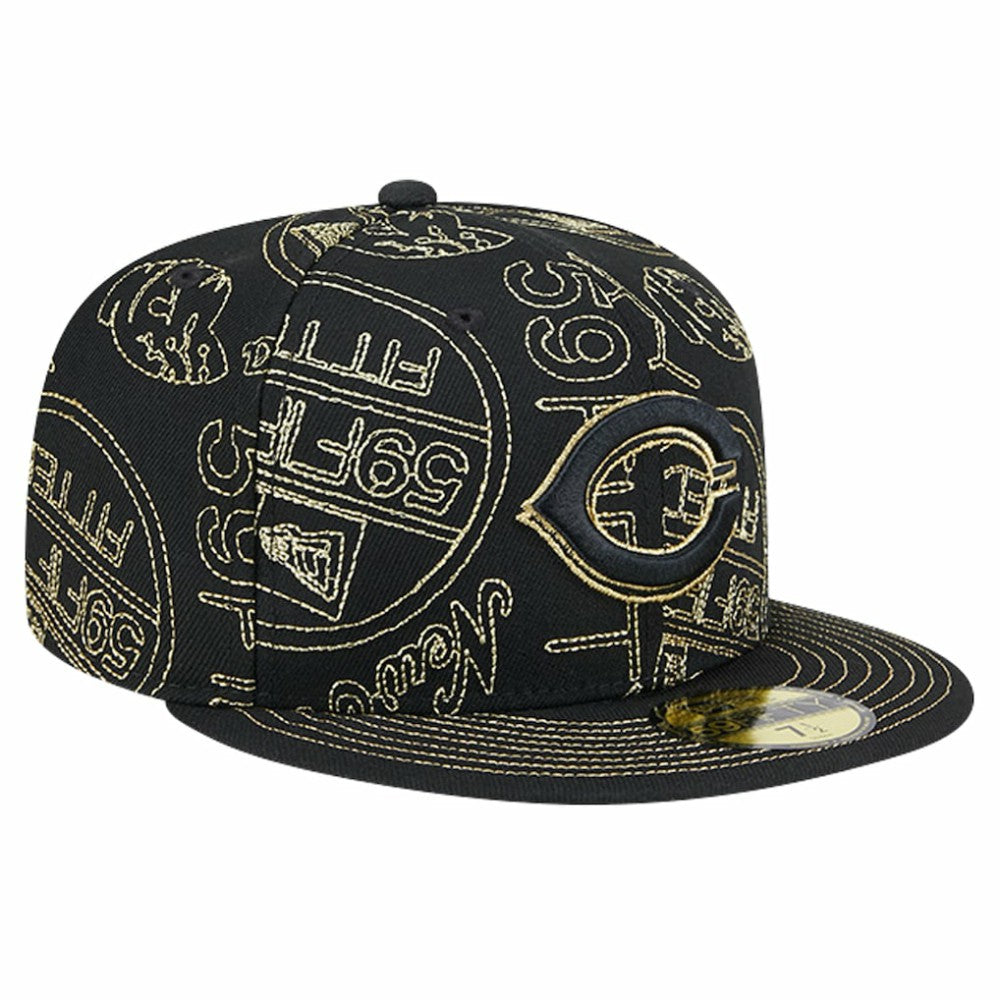 MLB Cincinnati Reds New Era 59FIFTY Day Allover Fitted Hat