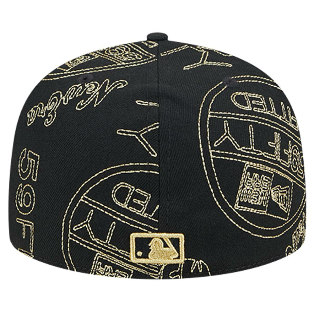 MLB Chicago Cubs New Era 59FIFTY Day Allover Fitted Hat