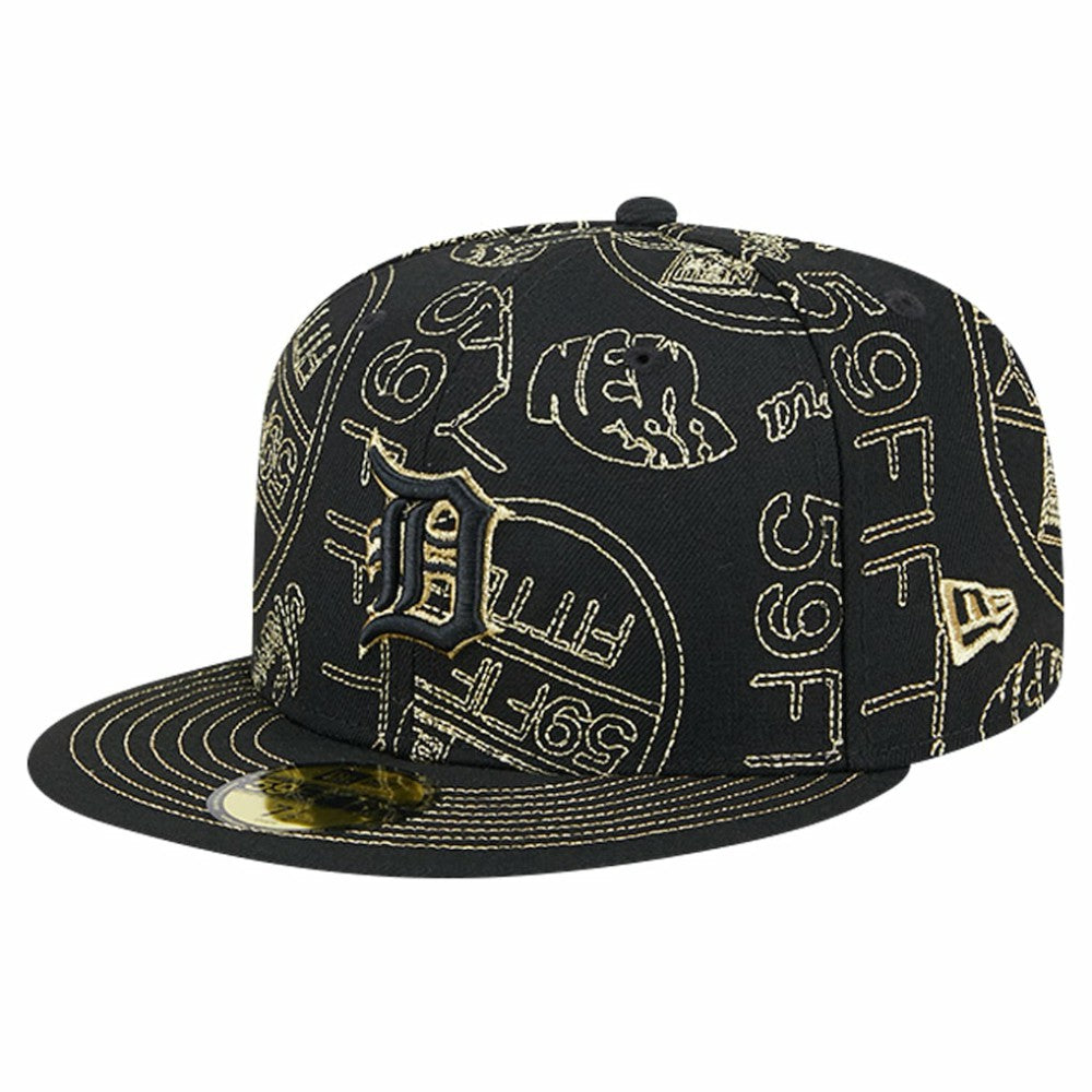 MLB Detroit Tigers New Era 59FIFTY Day Allover Fitted Hat