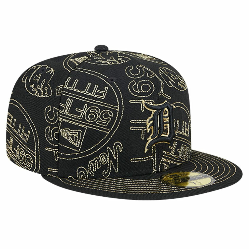 MLB Detroit Tigers New Era 59FIFTY Day Allover Fitted Hat