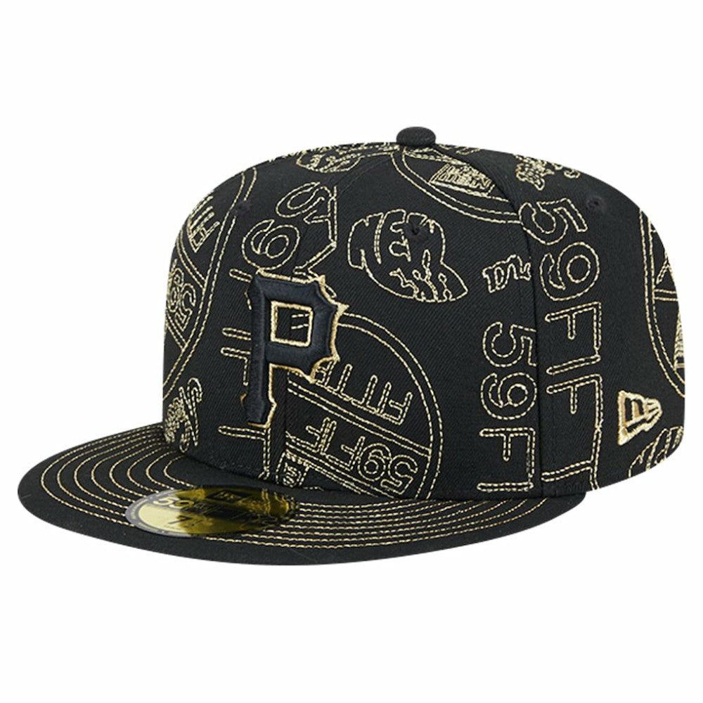 MLB Pittsburgh Pirates New Era 59FIFTY Day Allover Fitted Hat