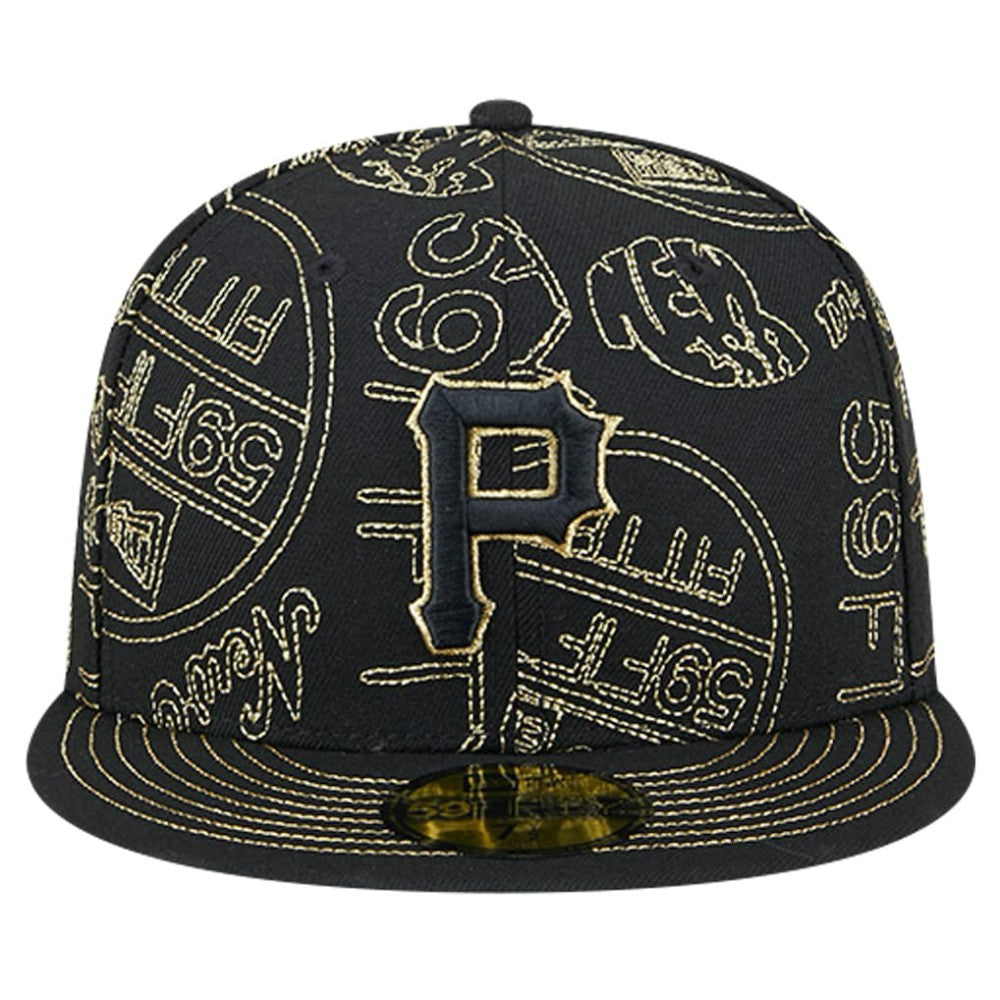 MLB Pittsburgh Pirates New Era 59FIFTY Day Allover Fitted Hat