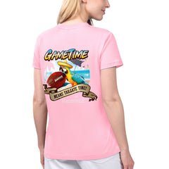 Margaritaville Women's Game Time V-Neck T-Shirt - Arizona Cardinals