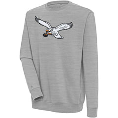 Antigua Throwback Logo Victory Pullover Sweatshirt - Philadelphia Eagles