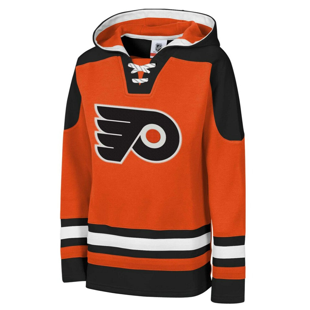 NHL Orange Philadelphia Flyers Youth Ageless Must Have Home V-Neck Pullover Hoodie