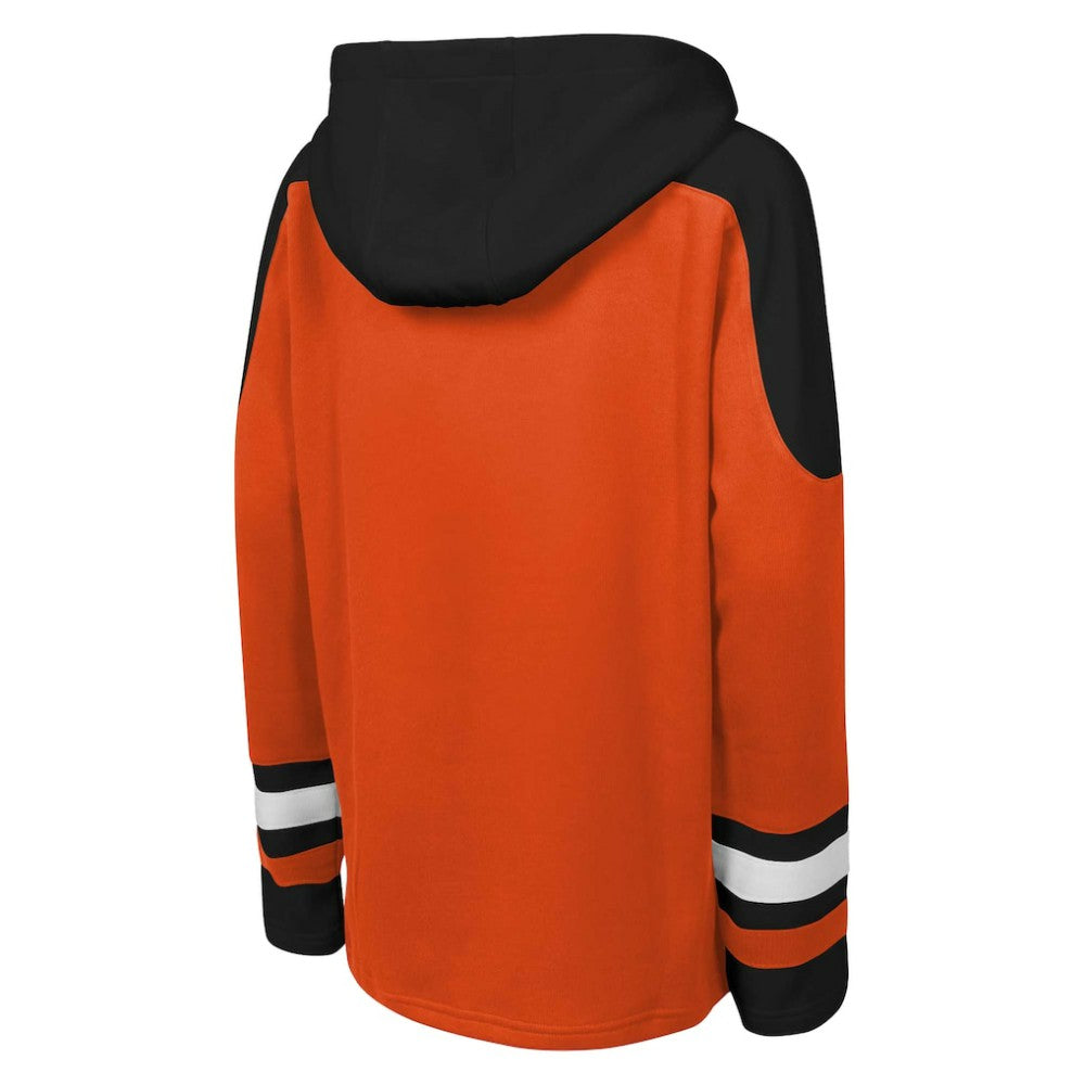 NHL Orange Philadelphia Flyers Youth Ageless Must Have Home V-Neck Pullover Hoodie