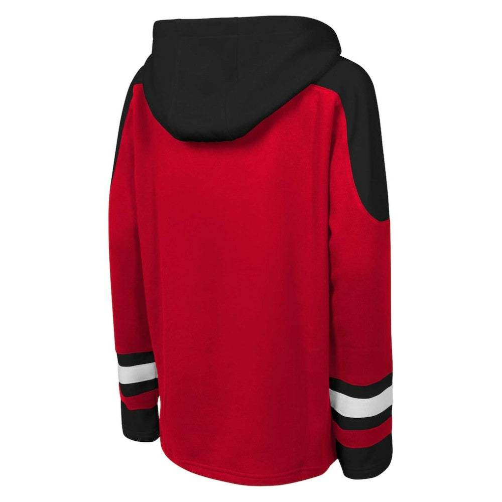 NHL Red New Jersey Devils Youth Ageless Must Have Home V-Neck Pullover Hoodie
