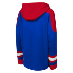 NHL Blue New York Rangers Youth Ageless Must Have Home V-Neck Pullover Hoodie