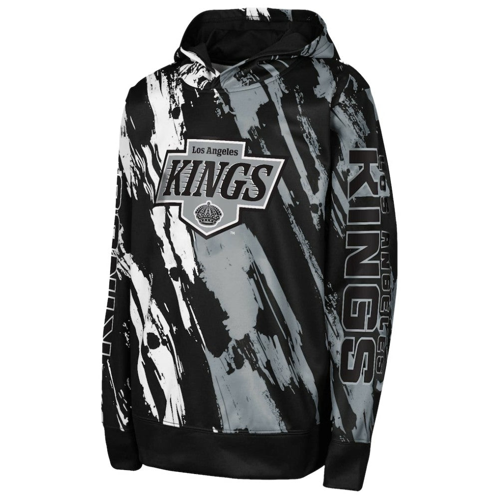 NHL Black Los Angeles Kings Youth Master Snipe Pullover Hoodie