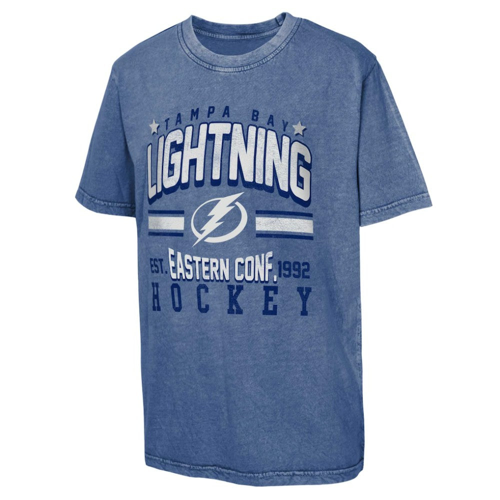 NHL Blue Tampa Bay Lightning Youth Sure Short T-Shirt