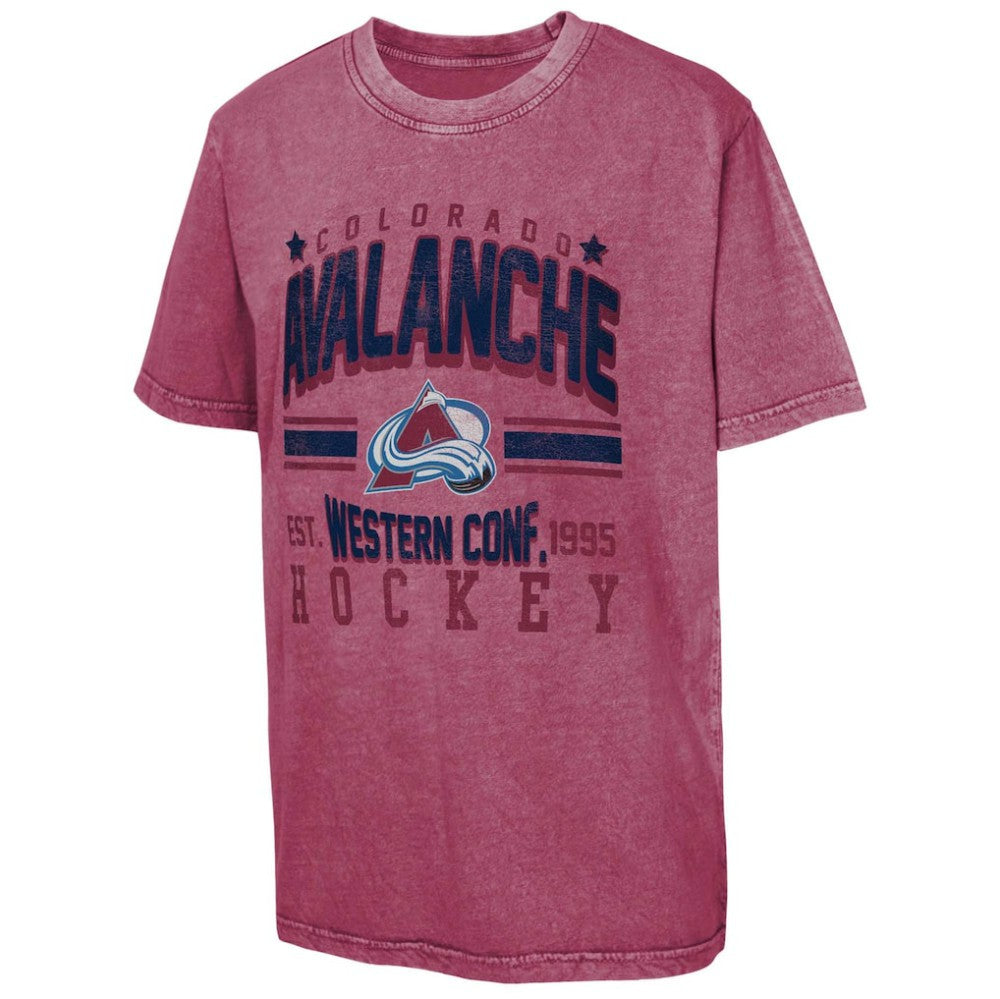 NHL Burgundy Colorado Avalanche Youth Sure Short T-Shirt
