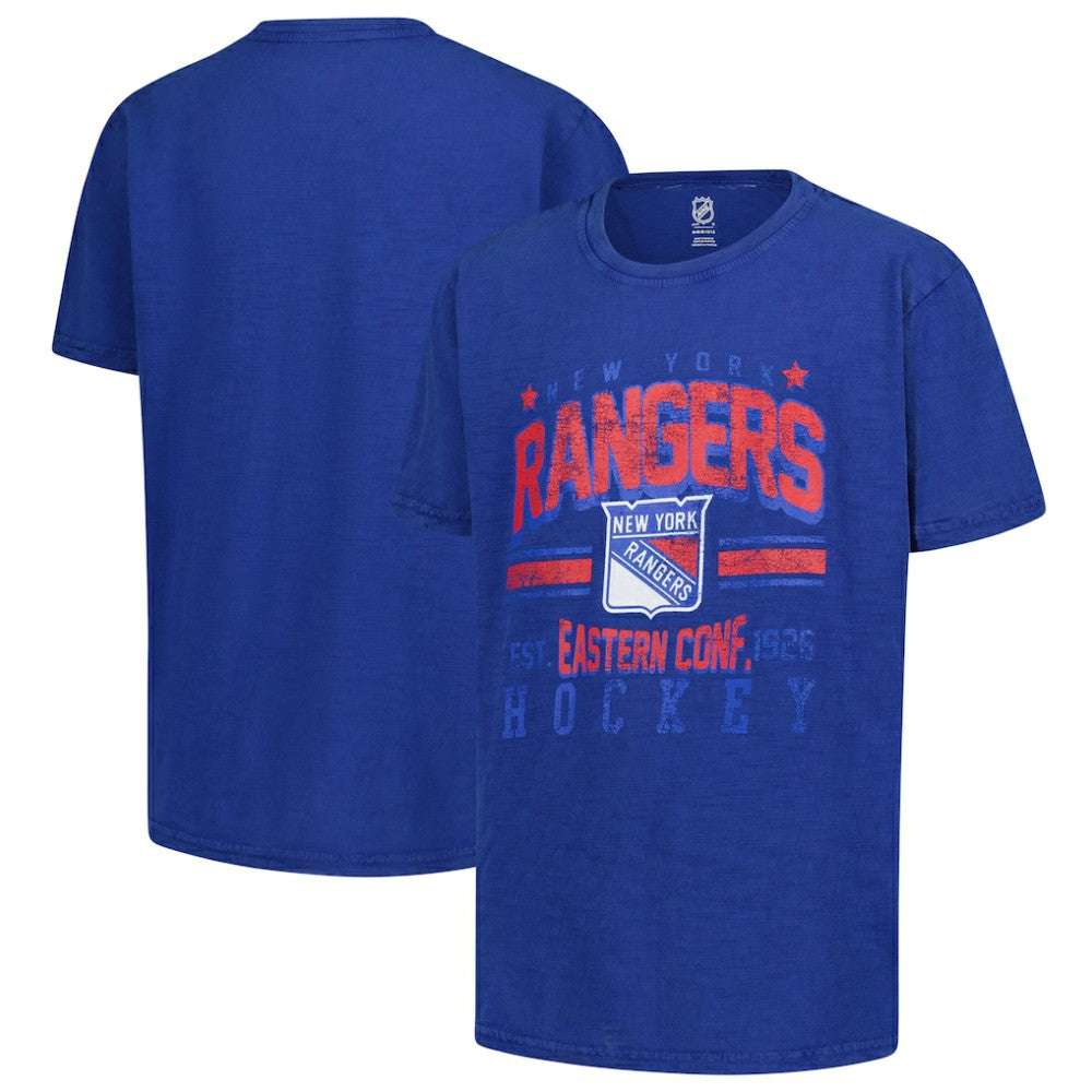 NHL Royal New York Rangers Youth Sure Short T-Shirt