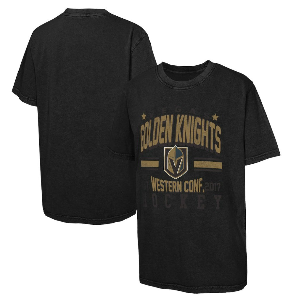 NHL Black Vegas Golden Knights Youth Sure Short T-Shirt
