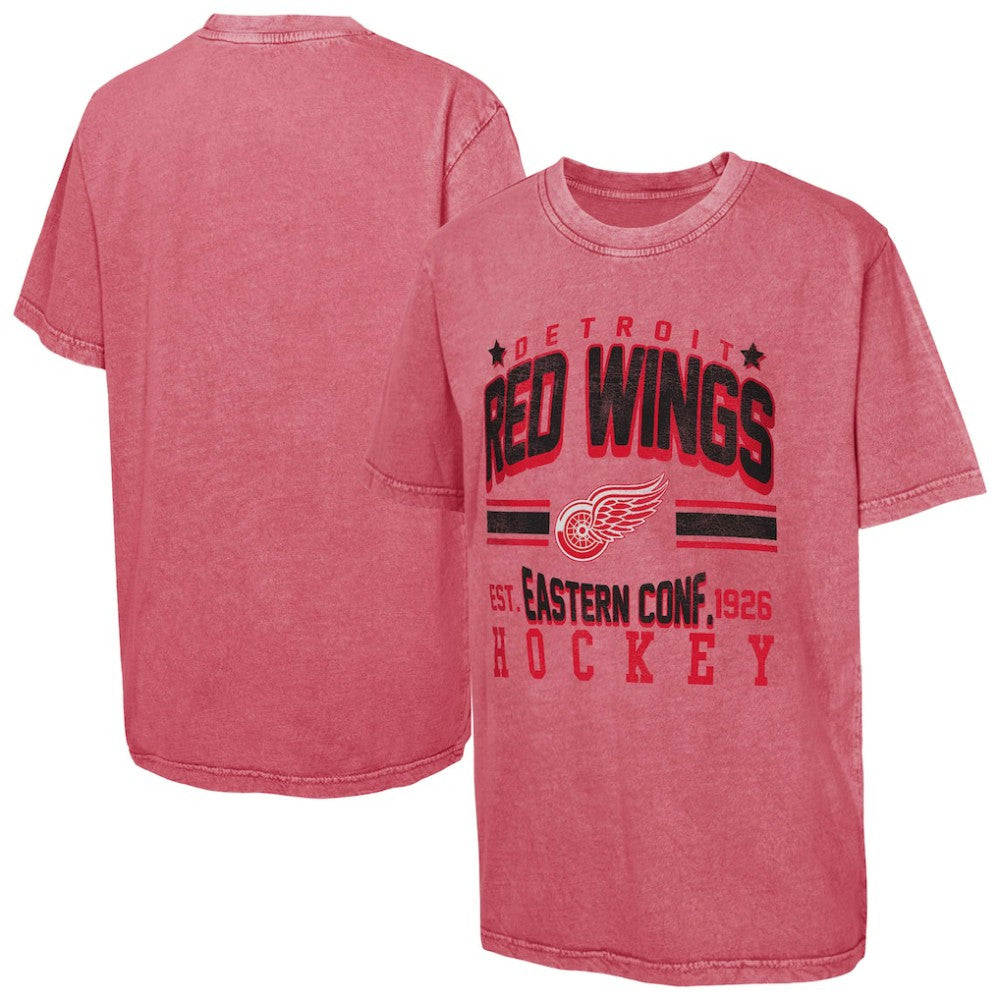 NHL Red Detroit Red Wings Youth Sure Short T-Shirt