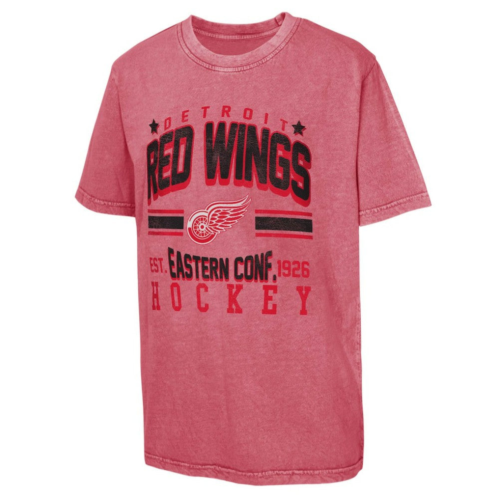 NHL Red Detroit Red Wings Youth Sure Short T-Shirt