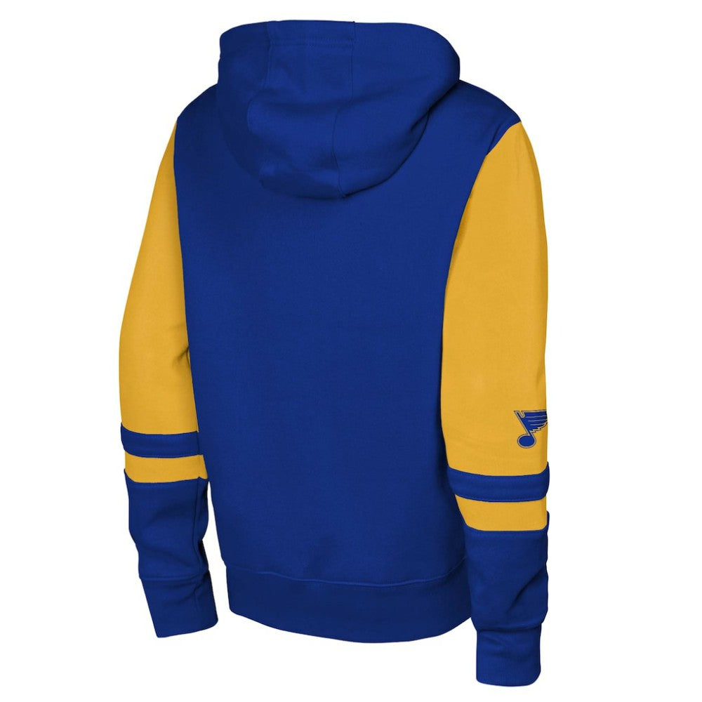 NHL Blue St. Louis Blues Youth Face Off Full-Zip Hoodie