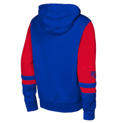 NHL Blue New York Rangers Youth Face Off Full-Zip Hoodie