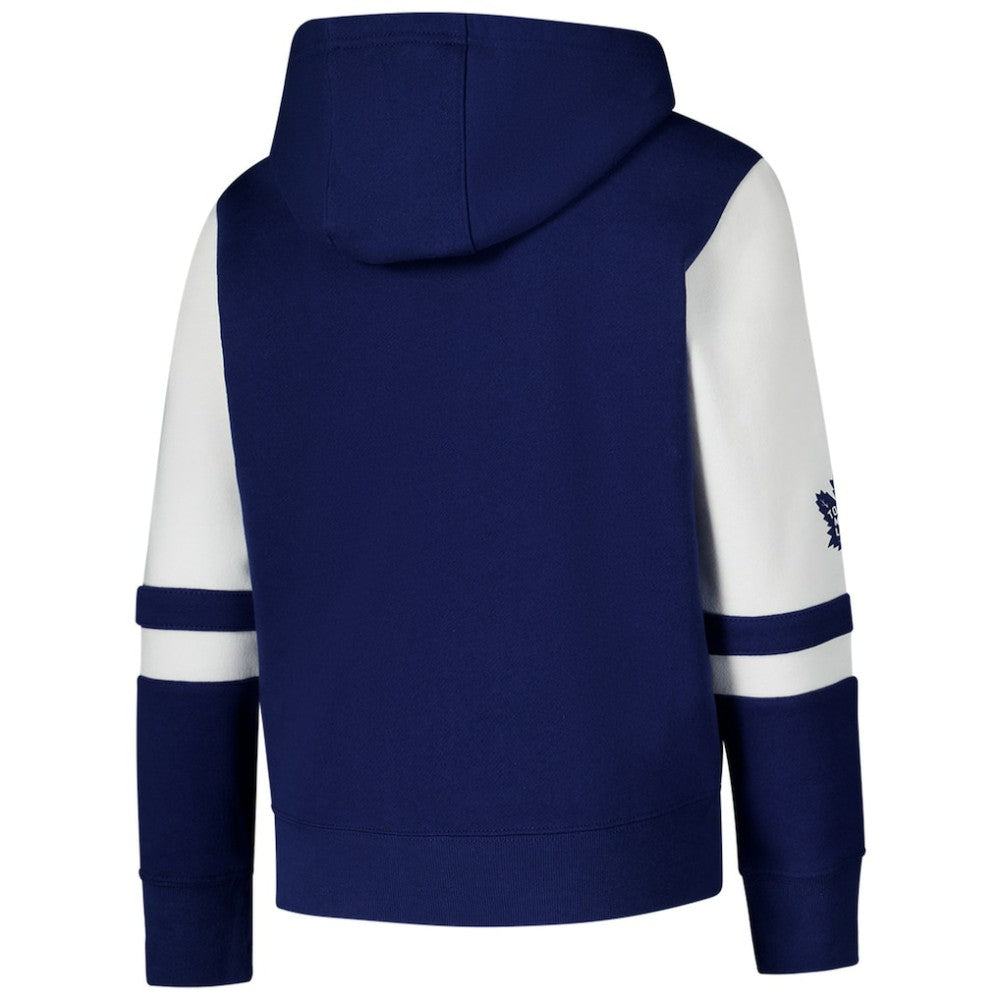 NHL Blue Toronto Maple Leafs Youth Face Off Full-Zip Hoodie