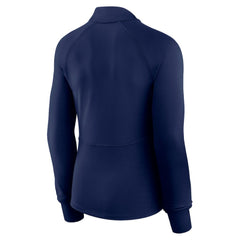 MLB Atlanta Braves Fanatics Women's Elements Raglan Tri-Blend Quarter-Zip Top