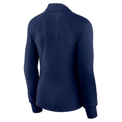 MLB Boston Red Sox Fanatics Women's Elements Raglan Tri-Blend Quarter-Zip Top