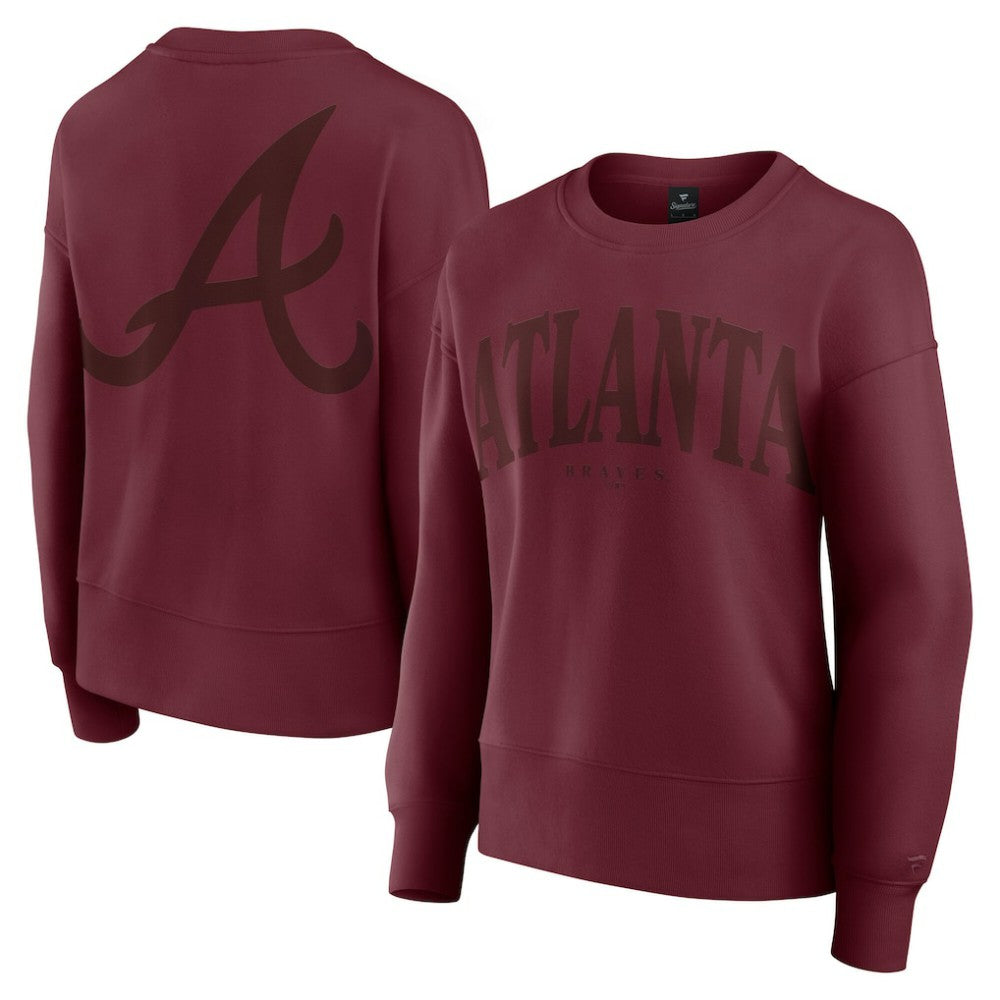MLB Atlanta Braves Fanatics Women's Elements Flow Pullover Sweatshirt