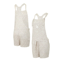 MLB Los Angeles Dodgers Concepts Sport Women's Montana Hacci Knit Romper Overalls