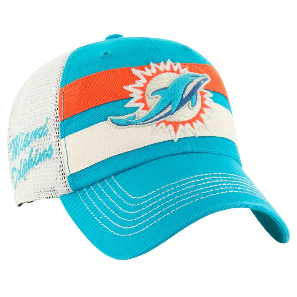'47 Clubhouse Boon Clean-Up Trucker Adjustable Hat - Miami Dolphins