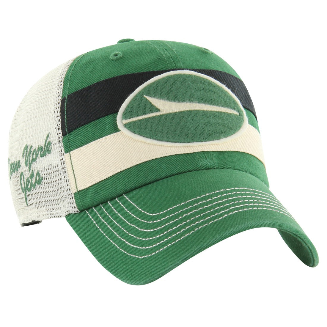 '47 Clubhouse Boon Clean-Up Trucker Adjustable Hat - New York Jets