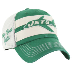 '47 Throwback Clubhouse Boon Clean-Up Trucker Adjustable Hat - New York Jets