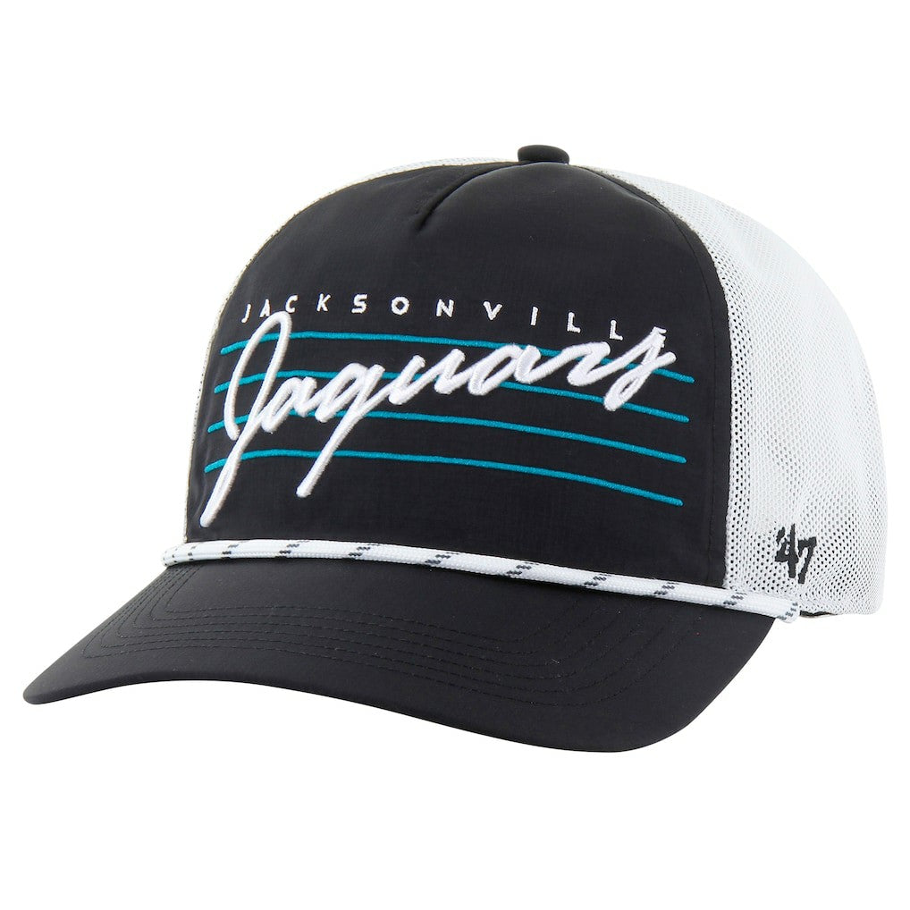 '47 Downburst Relaxed Hitch Trucker Adjustable Hat - Jacksonville Jaguars