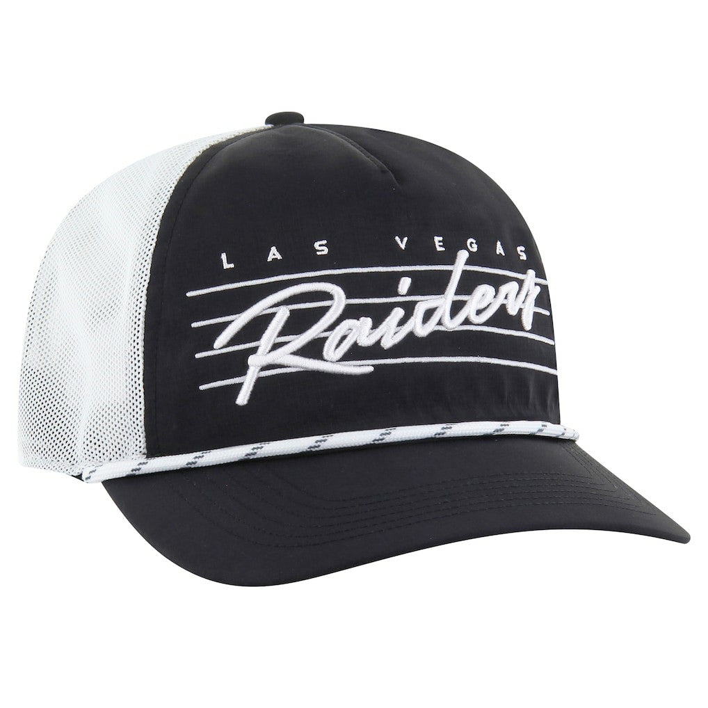 '47 Downburst Relaxed Hitch Trucker Adjustable Hat - Las Vegas Raiders
