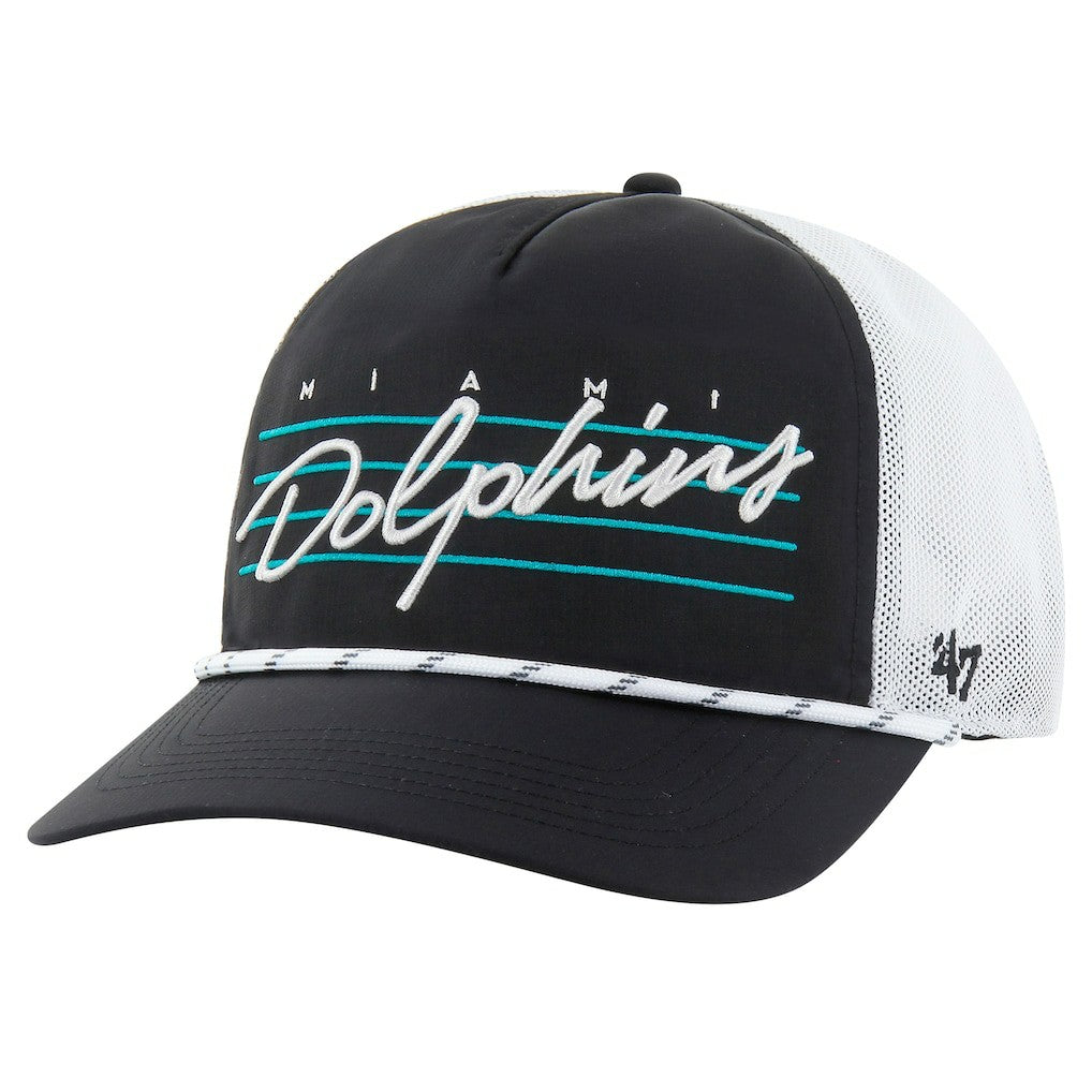 '47 Downburst Relaxed Hitch Trucker Adjustable Hat - Miami Dolphins