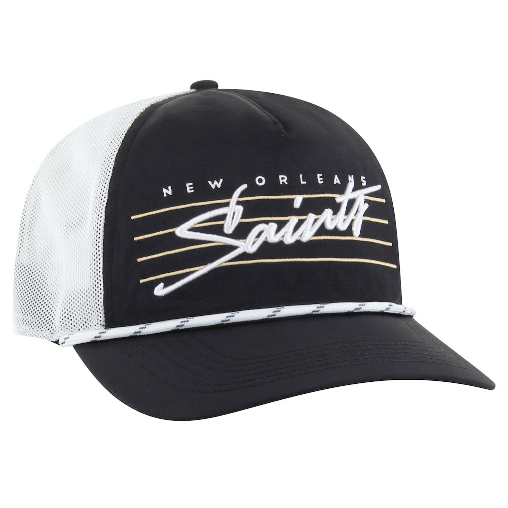 '47 Downburst Relaxed Hitch Trucker Adjustable Hat - New Orleans Saints