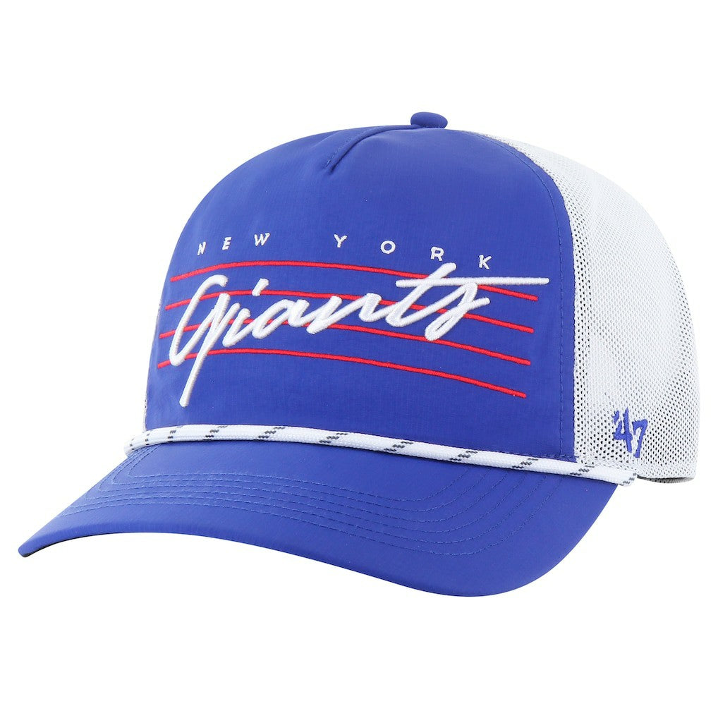 '47 Downburst Relaxed Hitch Trucker Adjustable Hat - New York Giants