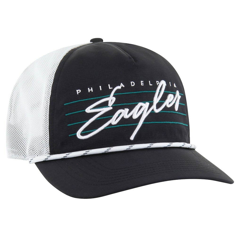 '47 Downburst Relaxed Hitch Trucker Adjustable Hat - Philadelphia Eagles