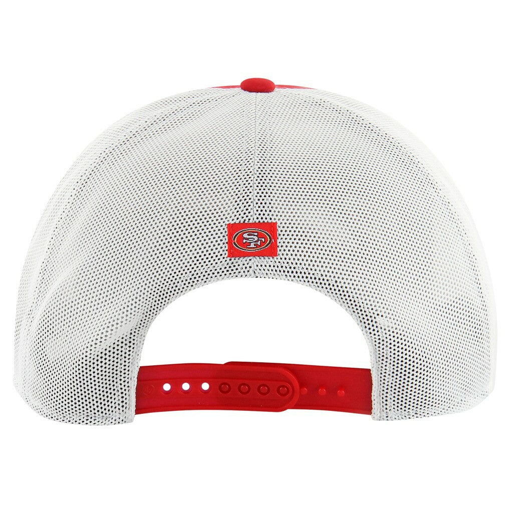 '47 Downburst Relaxed Hitch Trucker Adjustable Hat - San Francisco 49ers