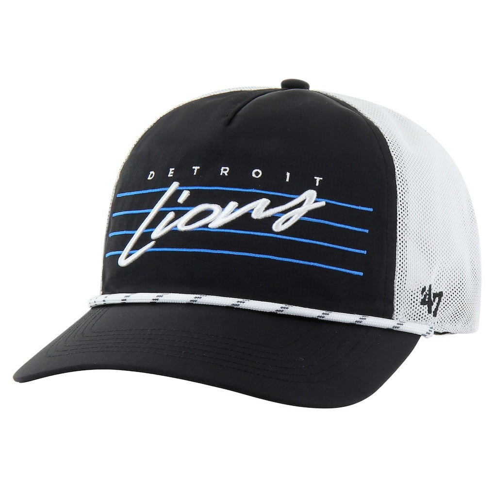 '47 Downburst Relaxed Hitch Trucker Adjustable Hat - Detroit Lions