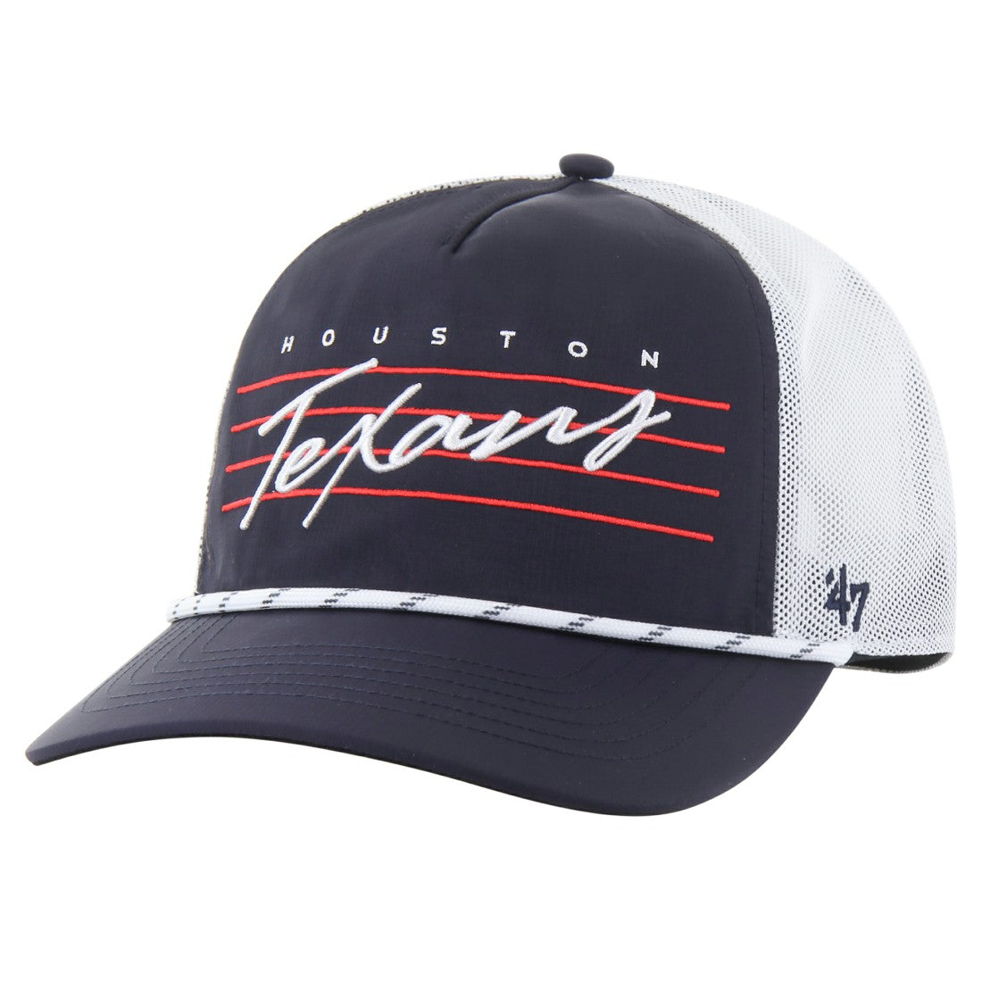 '47 Downburst Relaxed Hitch Trucker Adjustable Hat - Houston Texans