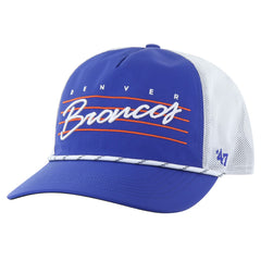 '47 Downburst Relaxed Hitch Trucker Adjustable Hat - Denver Broncos