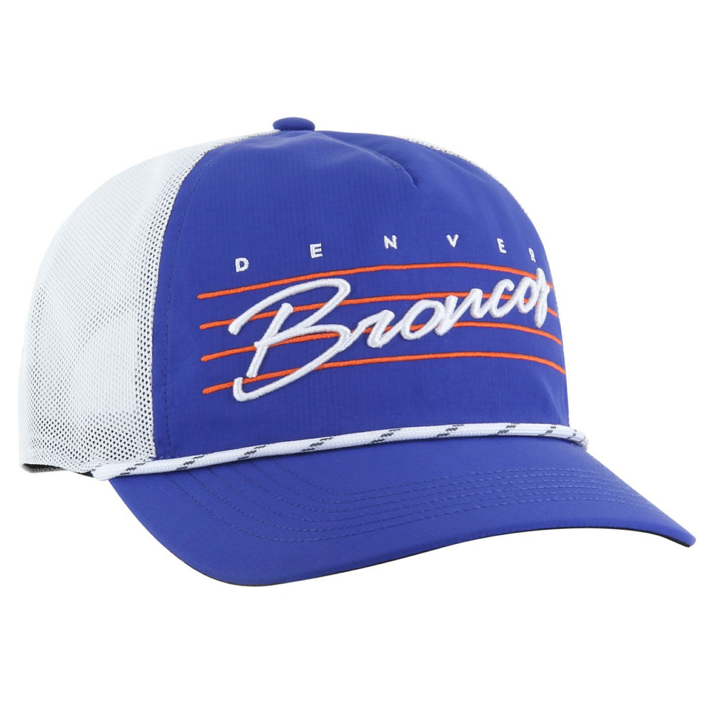 '47 Downburst Relaxed Hitch Trucker Adjustable Hat - Denver Broncos