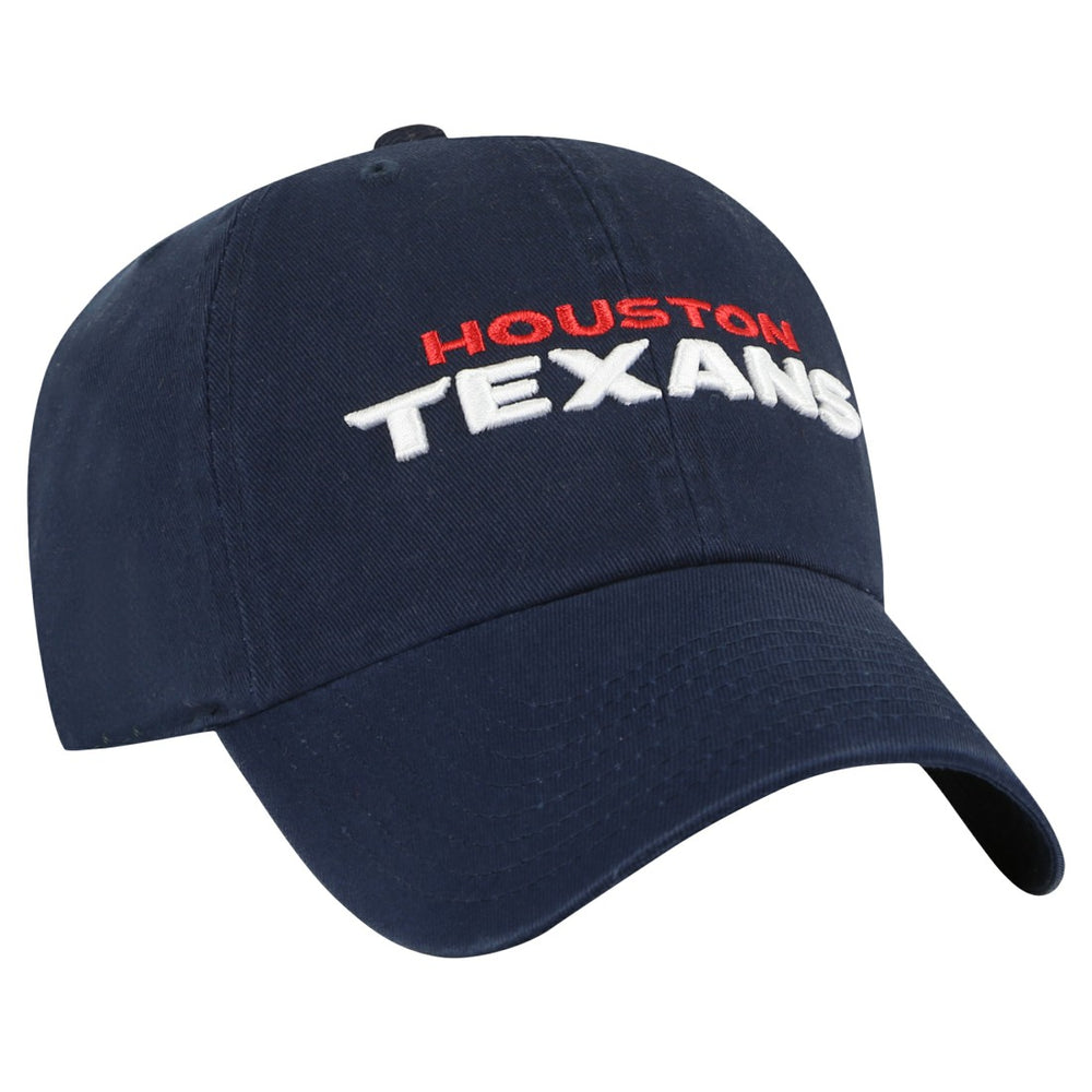 '47 Clean Up Team Script Adjustable Hat - Houston Texans