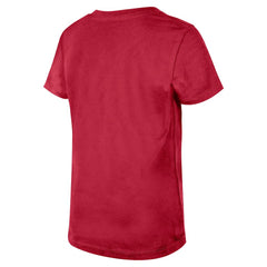 Girls Youth Flip Sequin V-Neck T-Shirt - Arizona Cardinals