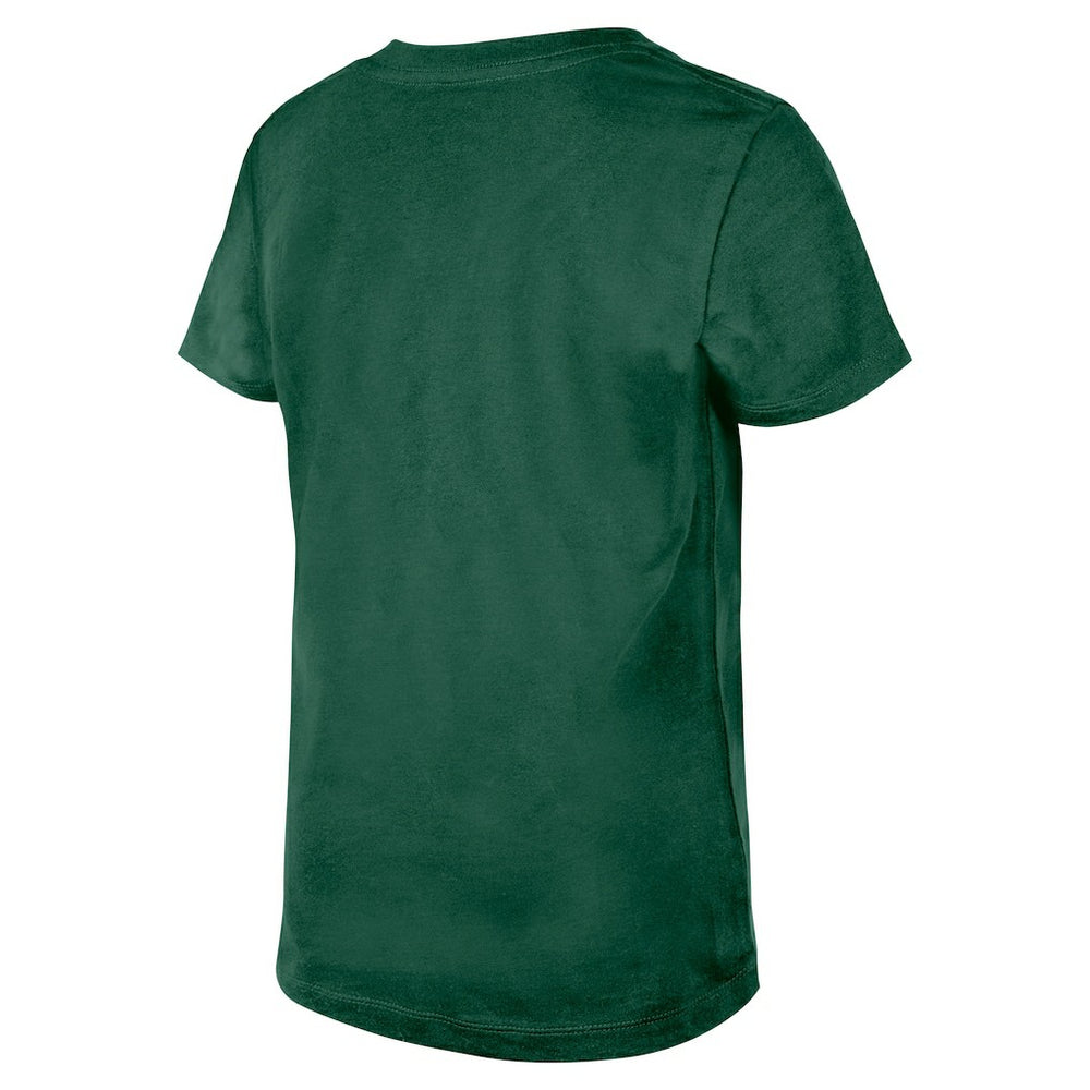 Girls Youth Flip Sequin V-Neck T-Shirt - New York Jets