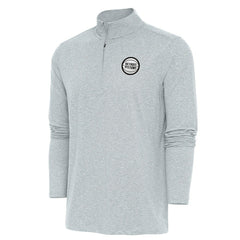 NBA Detroit Pistons Antigua Metallic Logo Hunk Quarter-Zip Pullover sale