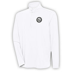 NBA Philadelphia 76ers Antigua Metallic Logo Hunk Quarter-Zip Pullover