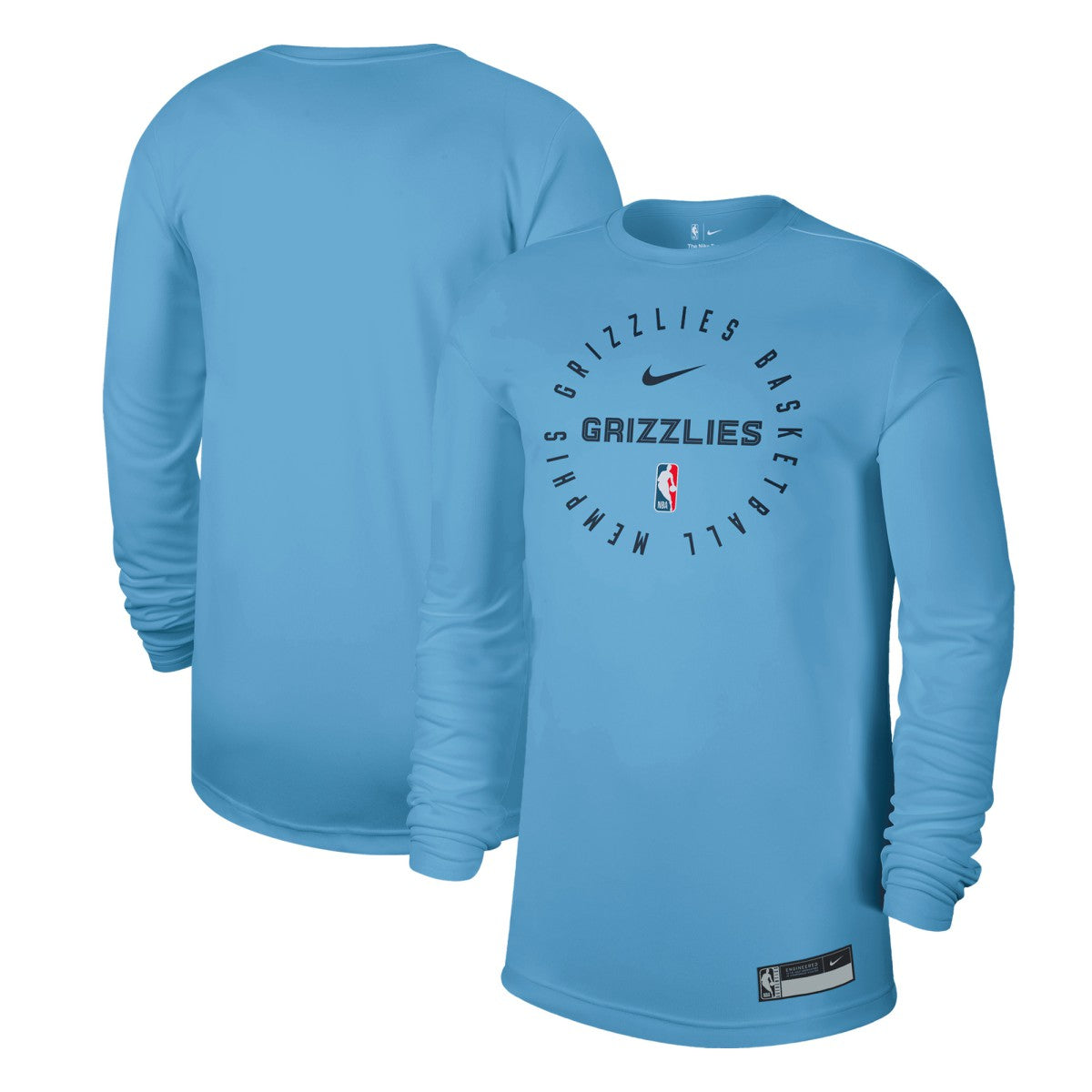 NBA Memphis Grizzlies 2024/25 Legend On-Court Practice Long Sleeve T-Shirt